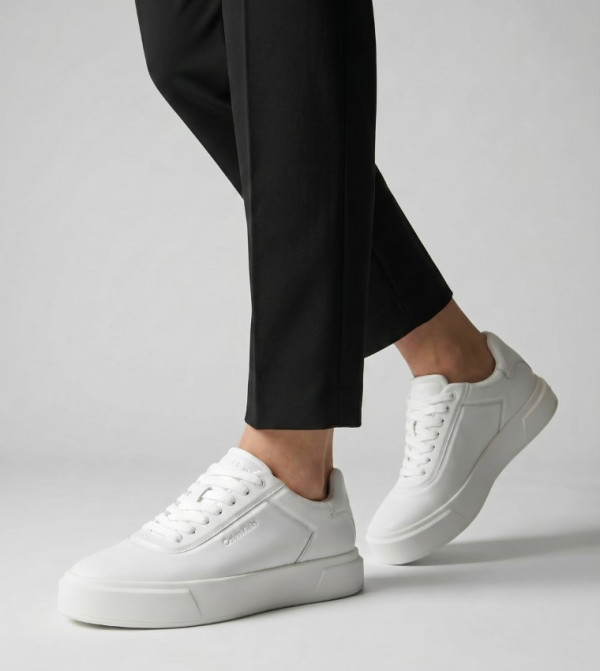 Calvin Klein - White Low Top