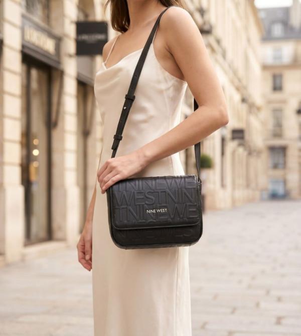 ناين وست  كروس  - أسود Cross Body Bags