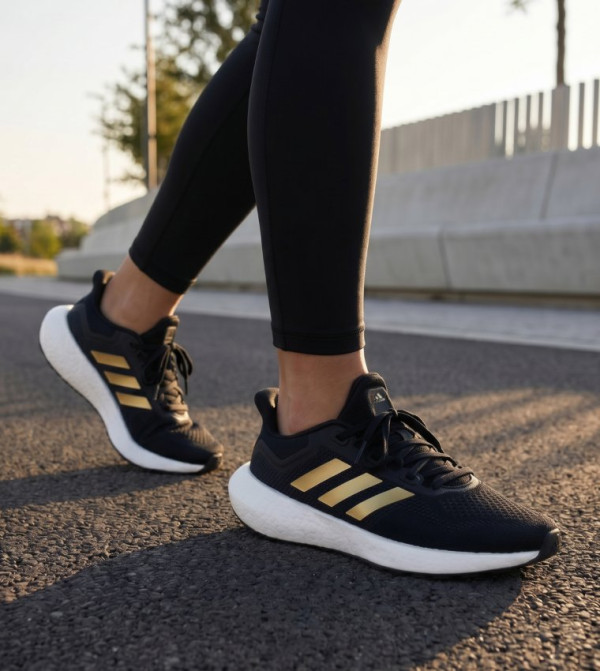 Adidas Sports - Black Running Shoes