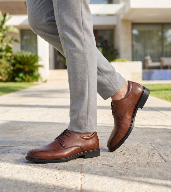 Hush Puppies  summer-office-tailoring - Brown Formal Lace-Up Shoes