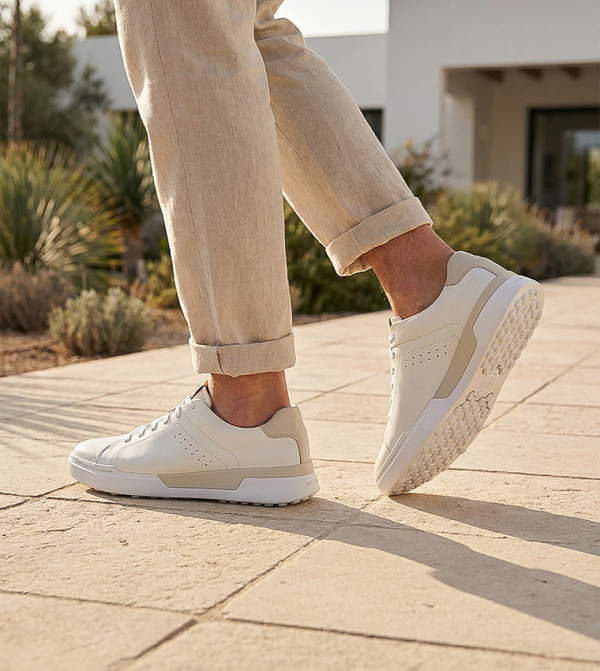 Hush Puppies  Low Top - White Low Top