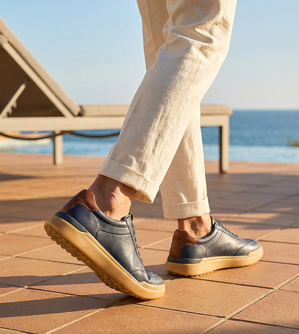 Hush Puppies Hush Puppies - Blue Low Top
