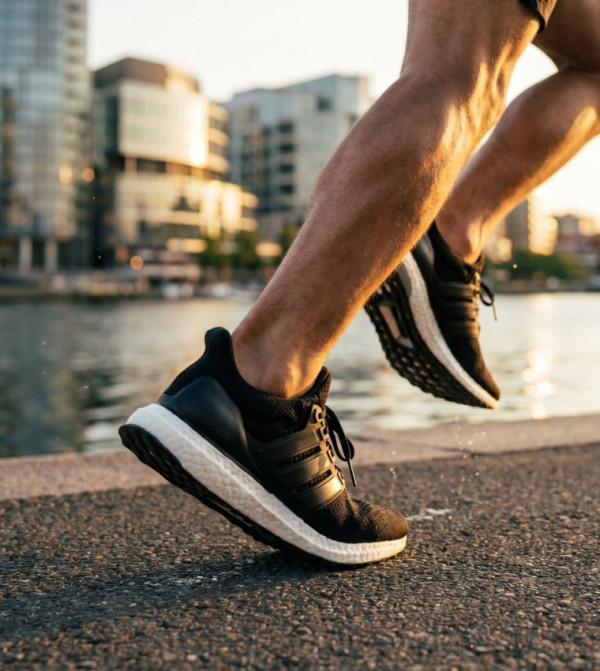 Adidas newrunningmen - Black Running Shoes