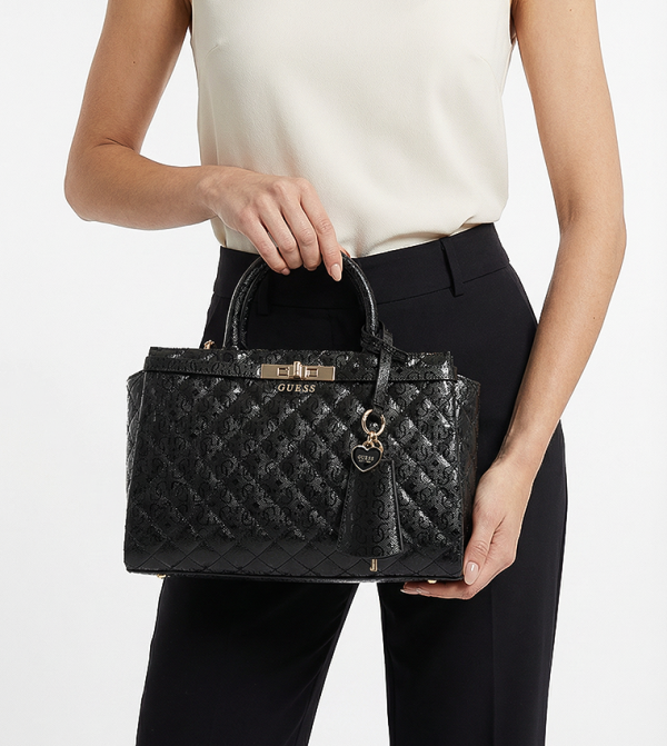Guess  Satchel Bags - Black Satchel Bags