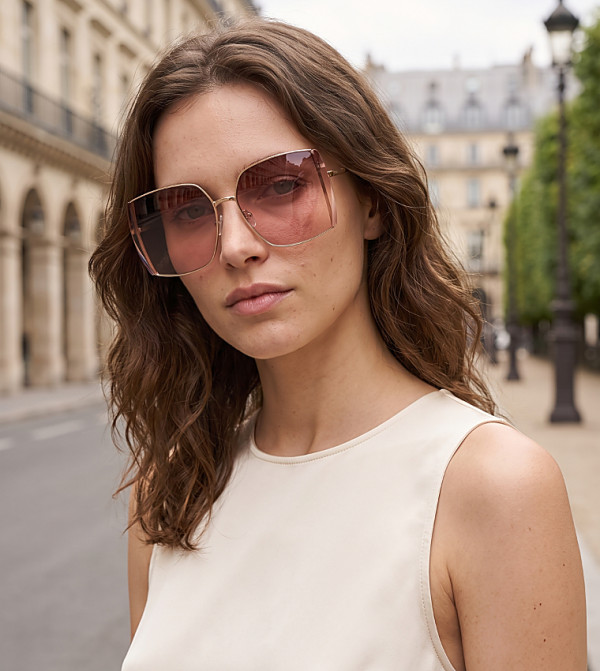 Aldo Accessories  Square Sunglasses - Peach undefined