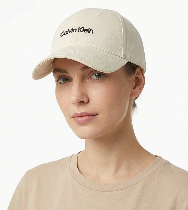 Calvin Klein  Baseball Caps - Cream Tote Bags