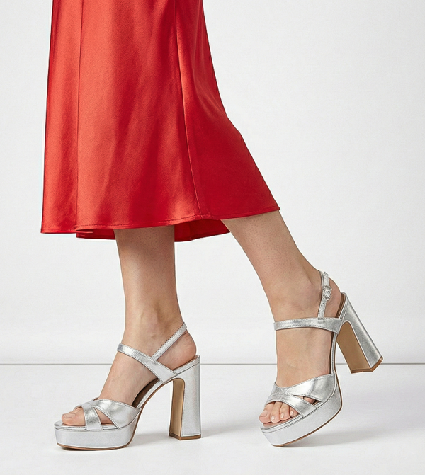 Dune London  Heels - Silver Heels