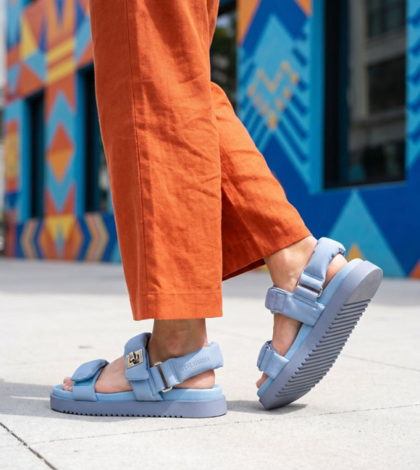 Steve Madden Shoes - Blue Flat Sandals