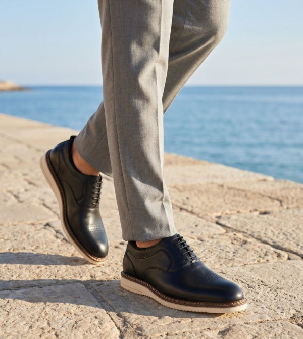 Hush Puppies Hush Puppies - Black Formal Lace-Up Shoes