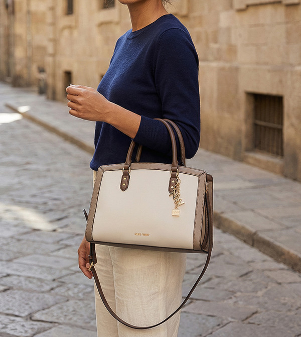 Nine West Nine West - Beige Satchel Bags