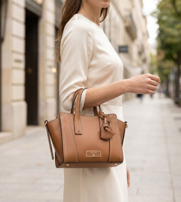 ناين وست ناين وست - بني  Satchel Bags