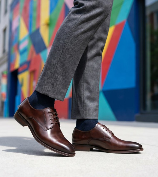 Steve Madden  Formal Lace-Up Shoes - Brown Formal Lace-Up Shoes