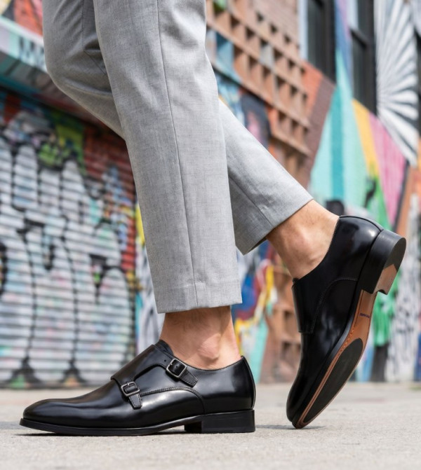 Steve Madden Steve Madden - Black Monk Strap
