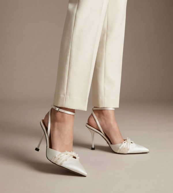 Charles & Keith  - White Pumps