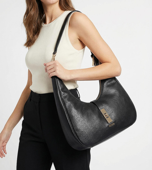 Guess  Hobo Bags - Black Hobo Bags