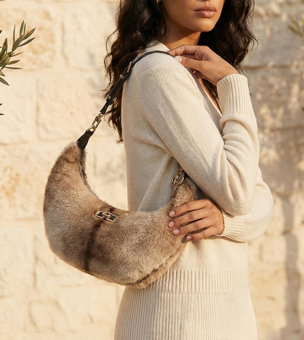 جيس جيس - بني  Hobo Bags