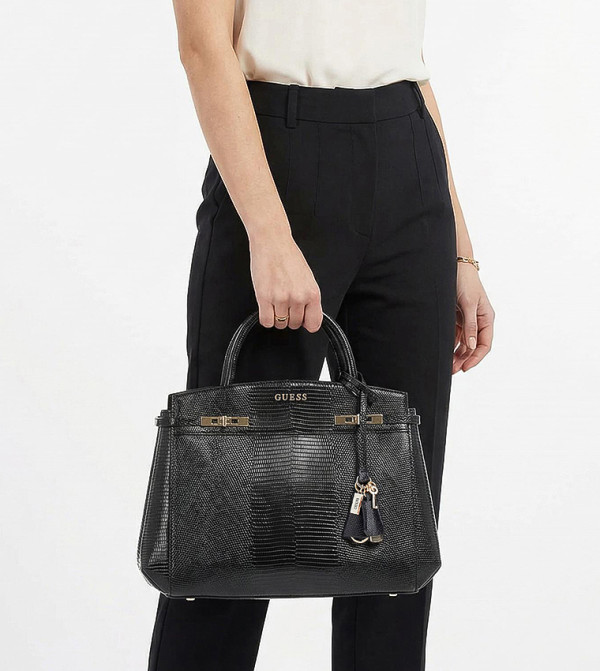 Guess  Satchel Bags - Black Satchel Bags
