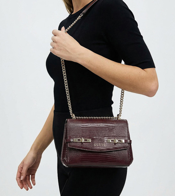 Guess  Bags - Maroon Cross Body Bags