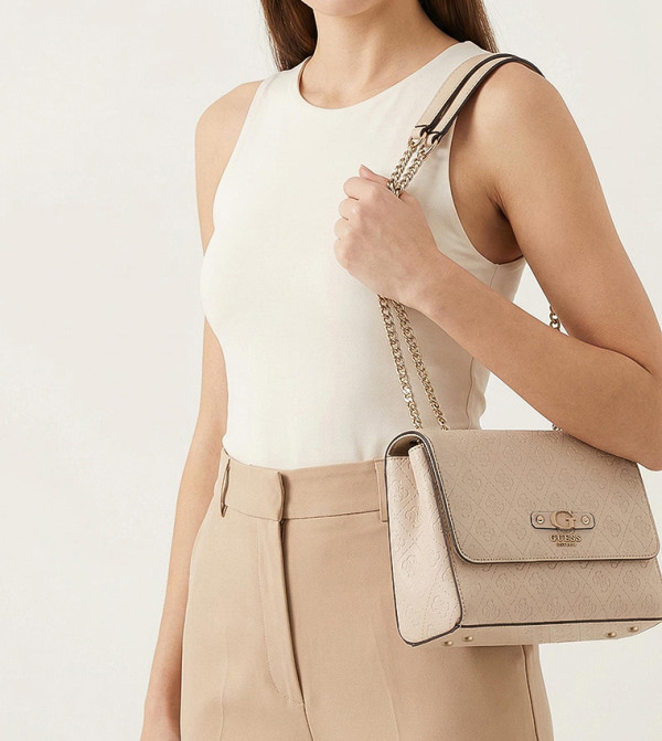 Guess  Crossbody Bags - Beige Cross Body Bags