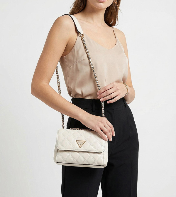 Guess  Bags - Cream Shoulder bags