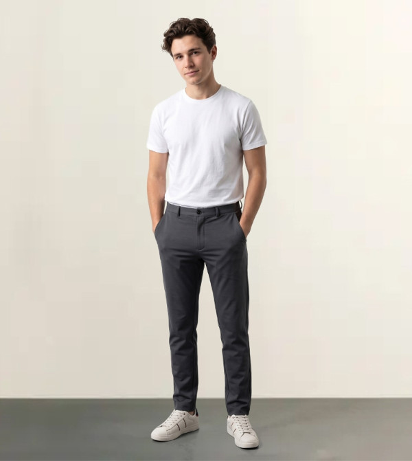 Beverly Hills Polo Club Chinos - Grey Chinos