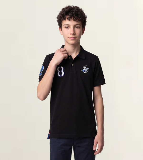 Beverly Hills Polo Club Tops - Black T-Shirts