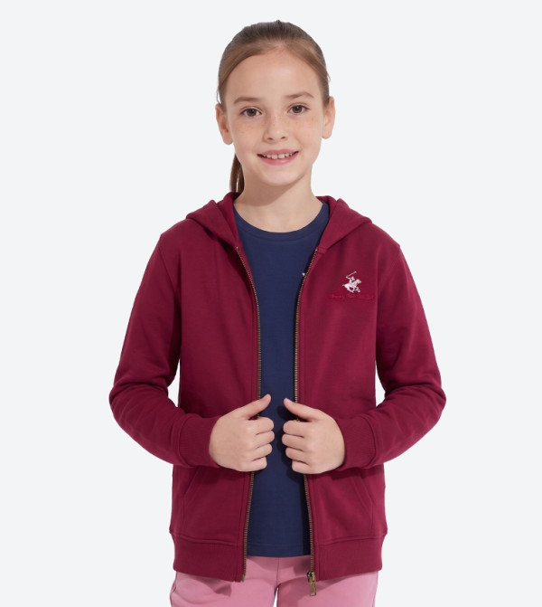 Beverly Hills Polo Club  Hoodies - Red Hoodies