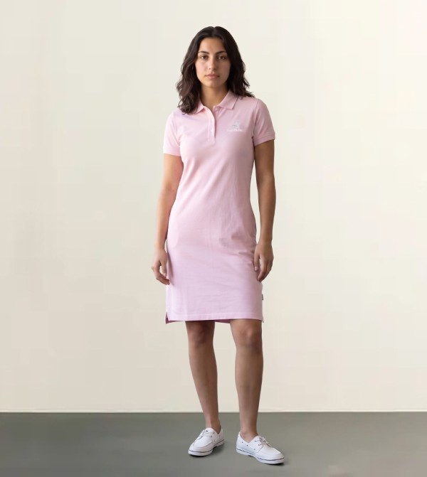 بيفرلي هيلز بولو كلوب modest wear - وردي فستان كاجوال 