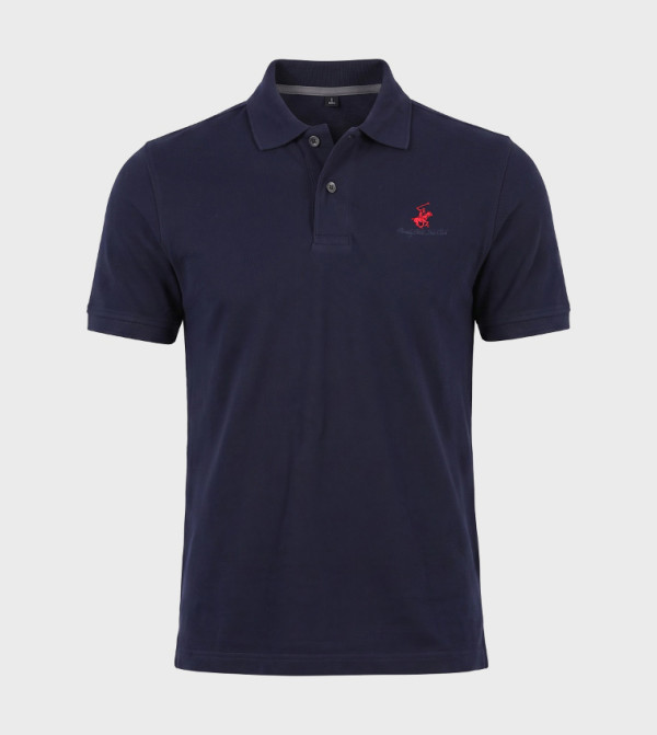 Beverly Hills Polo Club  T-Shirts - Blue Polo shirts