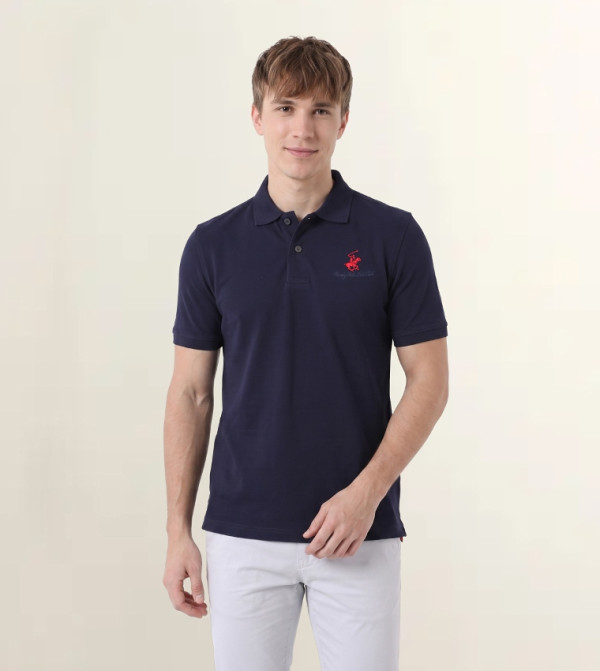 Beverly Hills Polo Club  T-Shirts - Blue Polo shirts