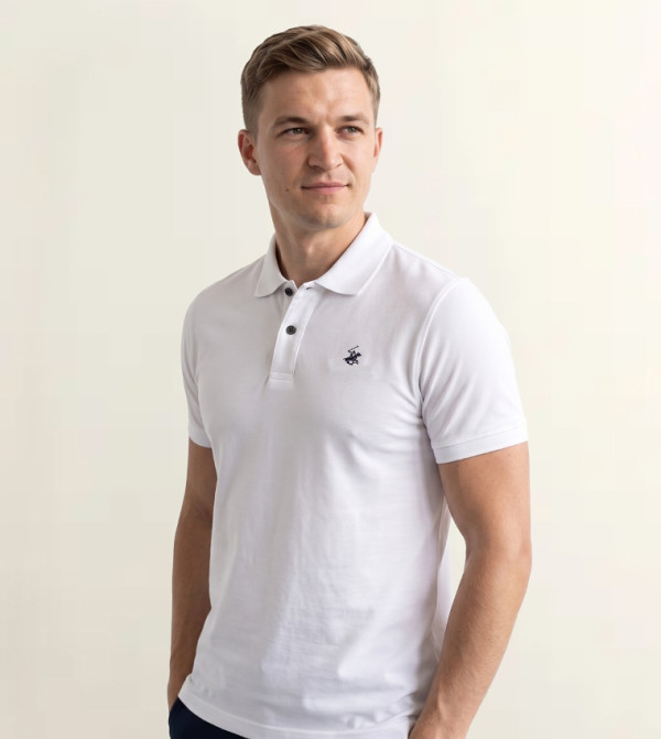 Beverly Hills Polo Club  iftar-ready - White Polo T-shirts