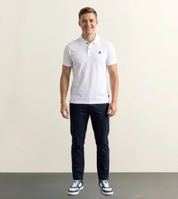 Beverly Hills Polo Club  iftar-ready - White Polo T-shirts