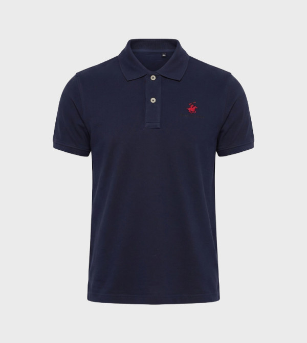 Beverly Hills Polo Club  Clothing - Blue Polo T-shirts