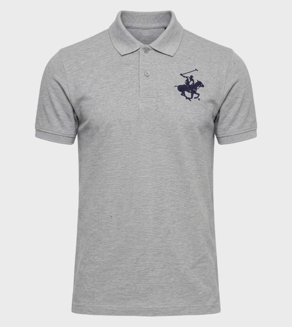 Beverly Hills Polo Club Influencers - Grey Polo T-shirts