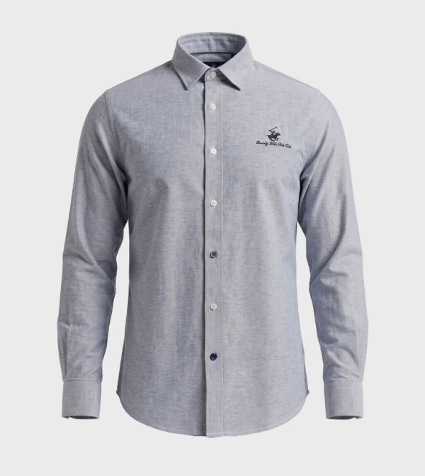 Beverly Hills Polo Club  top-selling-om - Blue Casual Shirts