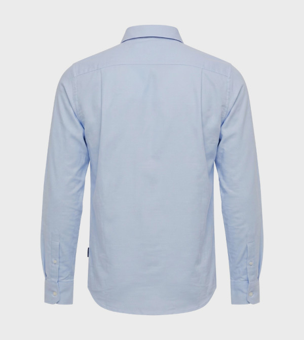 Beverly Hills Polo Club  Shirts - Blue Casual Shirt