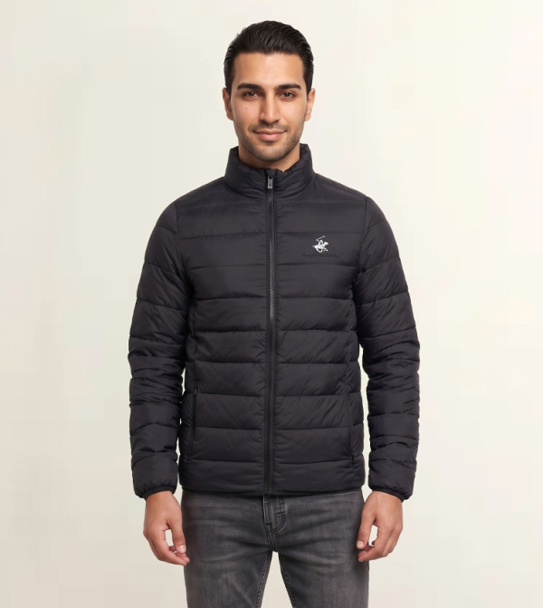 Beverly Hills Polo Club  Puffer Jackets - Black Puffer Jacket