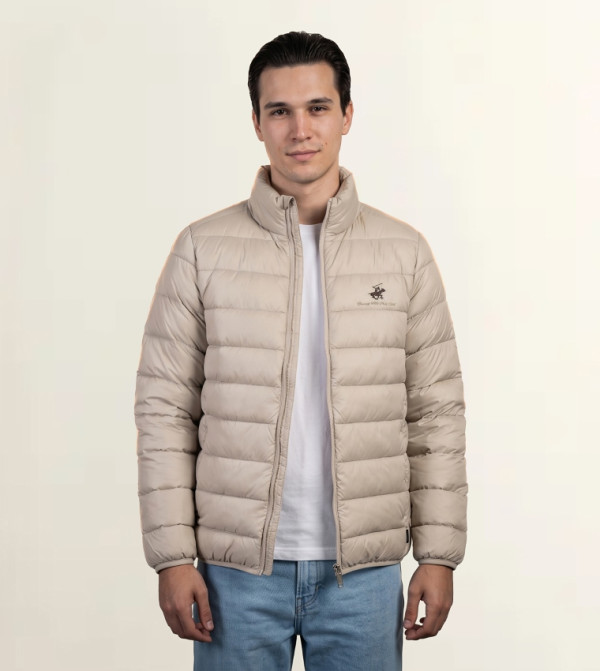 Beverly Hills Polo Club  Puffer Jackets - Light Brown Puffer Jackets