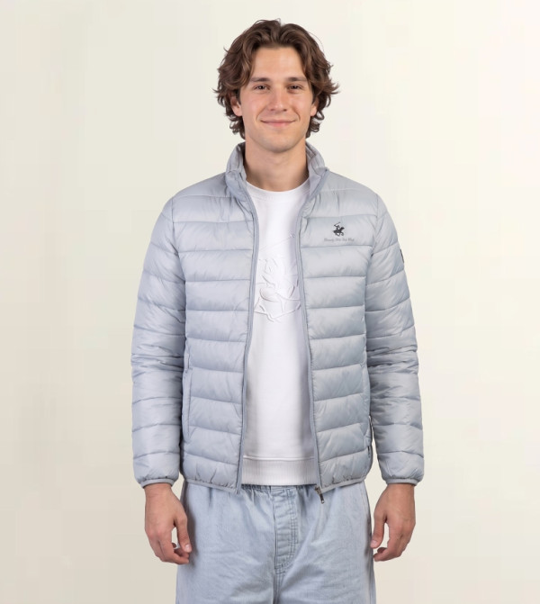Beverly Hills Polo Club  Puffer Jackets - LIGHT GREY Puffer Jackets