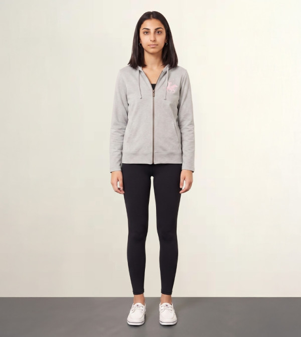 Beverly Hills Polo Club  Hoodies & Sweatshirts - Grey Fashion Hoodie