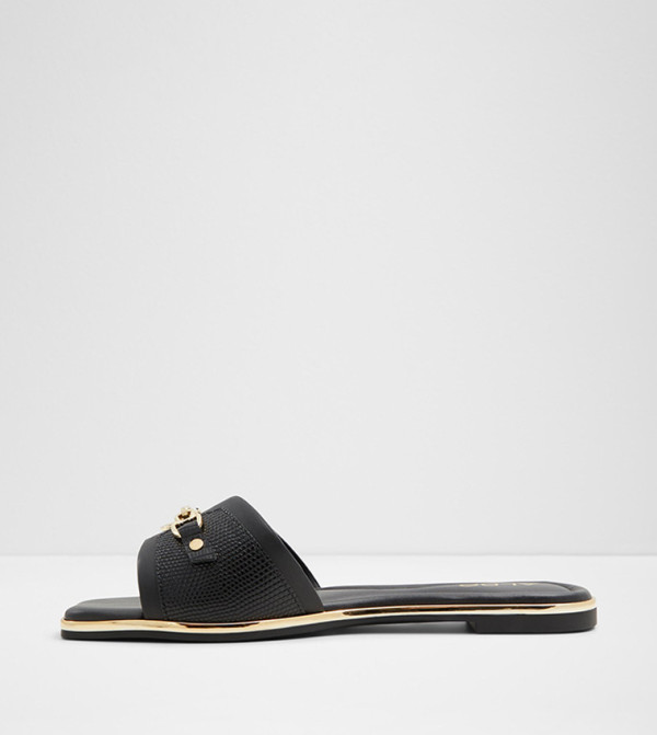 Aldo Shoes - Black Flat Sandals