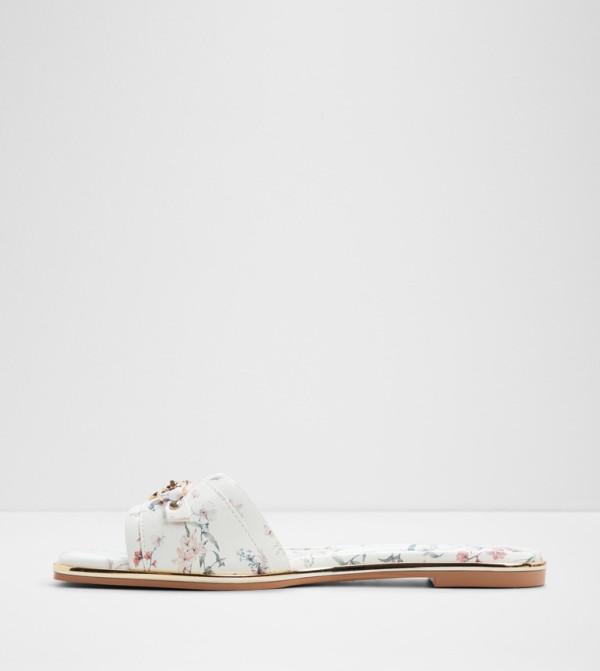Aldo  pre-aldo-second-launch - White Flat Sandals