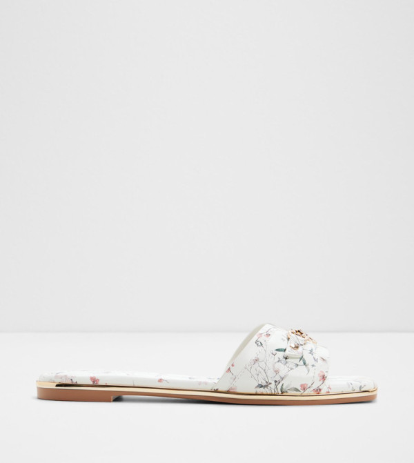 Aldo  pre-aldo-second-launch - White Flat Sandals