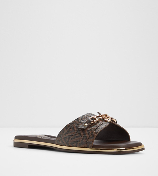 ألدو  الصنادل المسطحة - بني  Flat Sandals