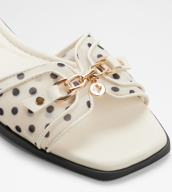 Aldo  Sandals - White Flat Sandals
