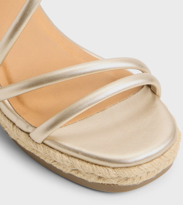 Call it Spring Wedges - Gold Wedges