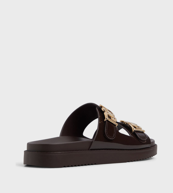Aldo  Flat Sandals - Brown Flat Sandals