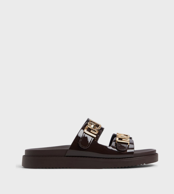 Aldo  Flat Sandals - Brown Flat Sandals