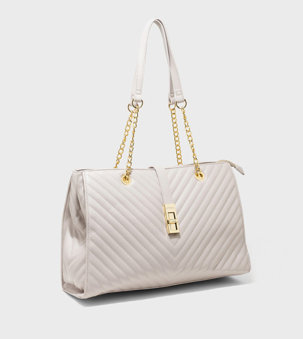 Amica  Shoulder Bags - STONE Shoulder bags