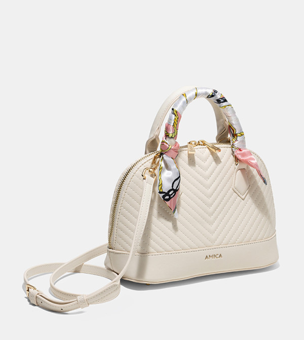 Amica Amica - Ivory Satchel Bags